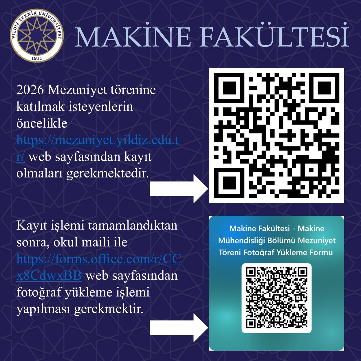 MEZUNİYET TÖRENİ KAYIT HAKKINDA